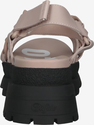 BUFFALO Strap Sandals 'Rude Chain' in Pink