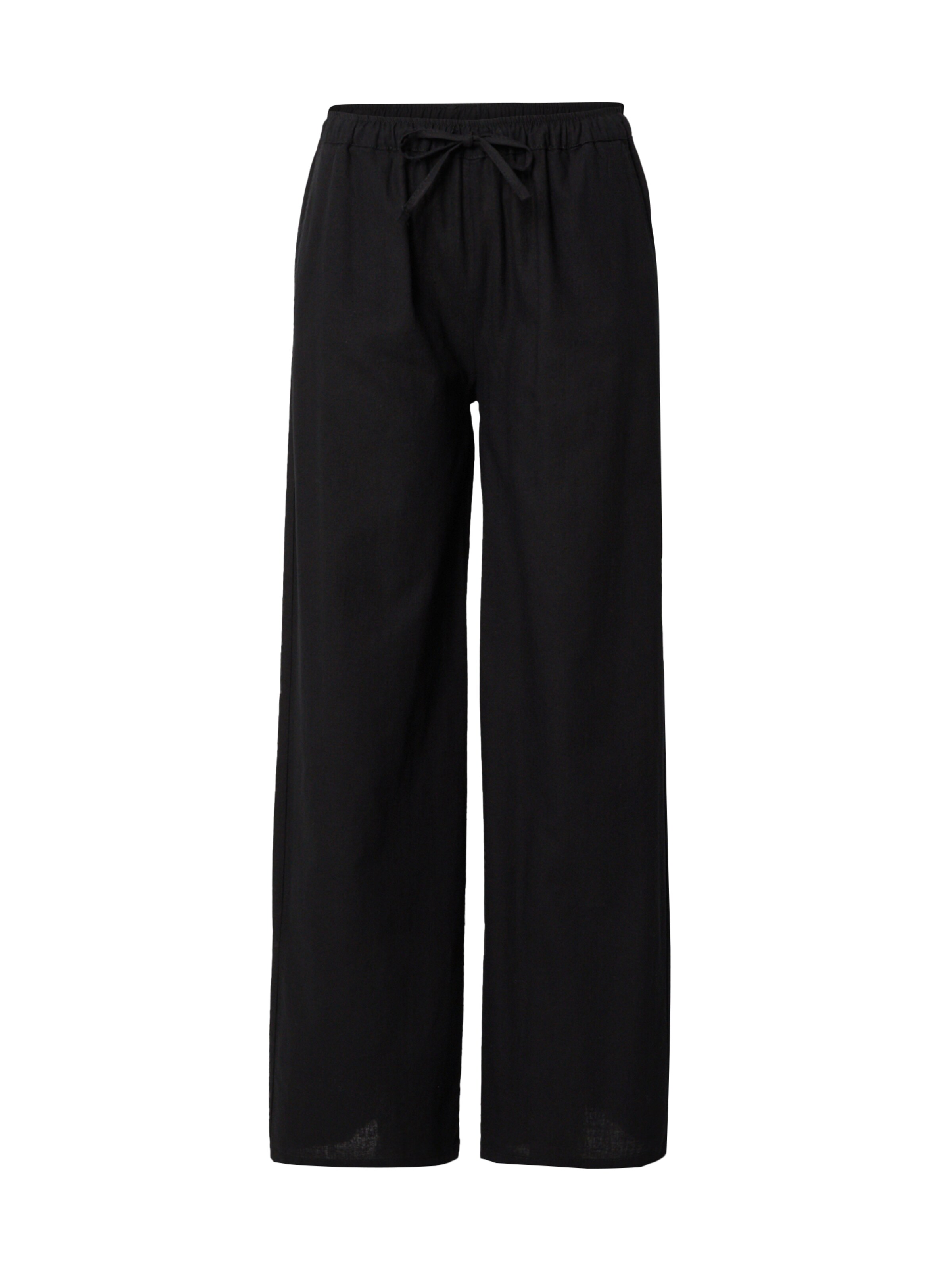 Mavi Loosefit Broek in Zwart: voorkant