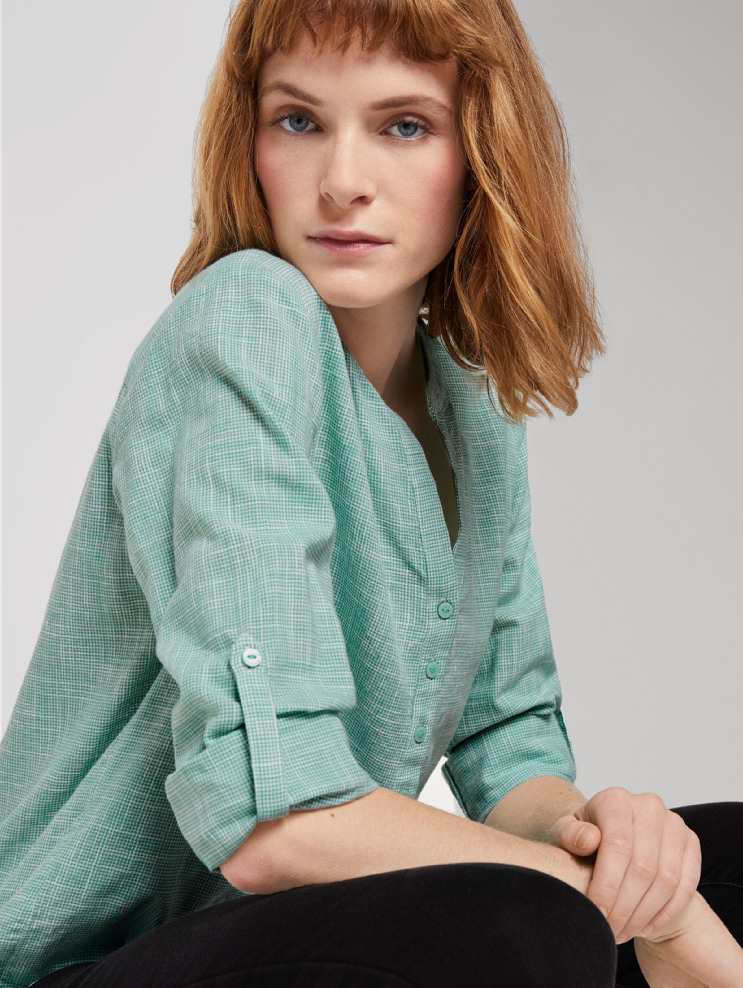 Frauen Große Größen TOM TAILOR Bluse in Mint - PX31987 Frauen Große Größen TOM TAILOR Bluse in Mint - PX31987