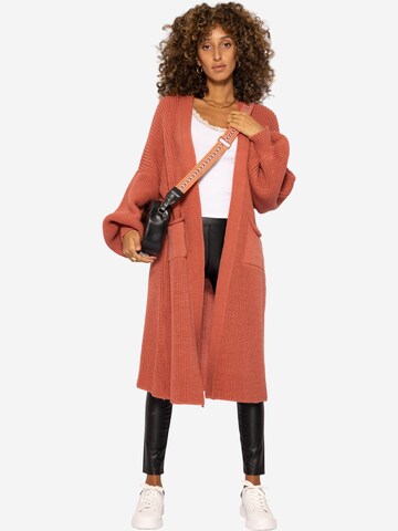 Cardigan oversize SASSYCLASSY en orange