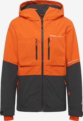 PROTEST Sports jacket 'TONEGA' in Orange: front