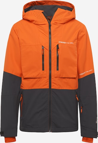 PROTEST Athletic Jacket 'TONEGA' in Orange: front