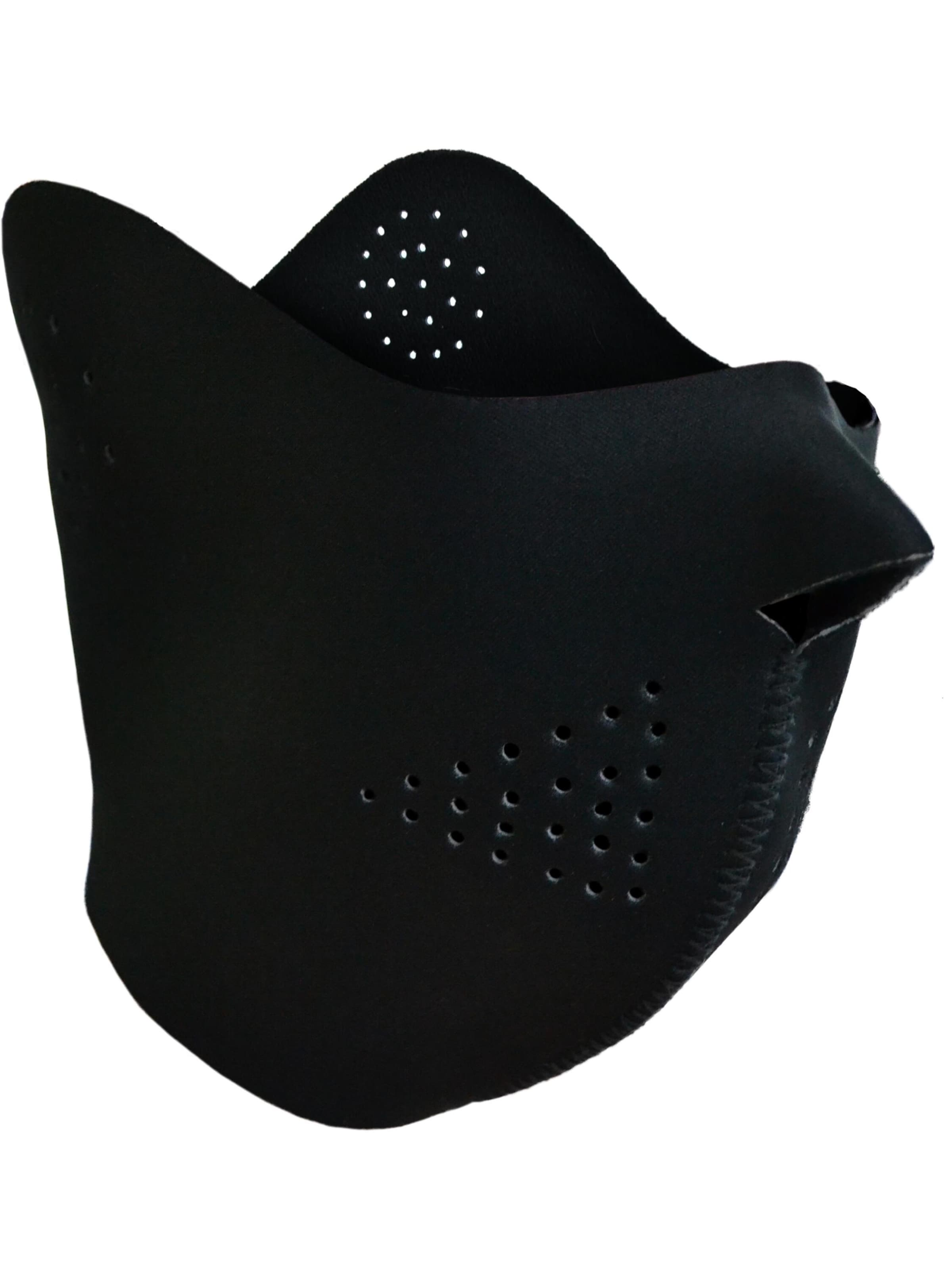 normani Kälteschutzmaske in Schwarz: Vorderseite