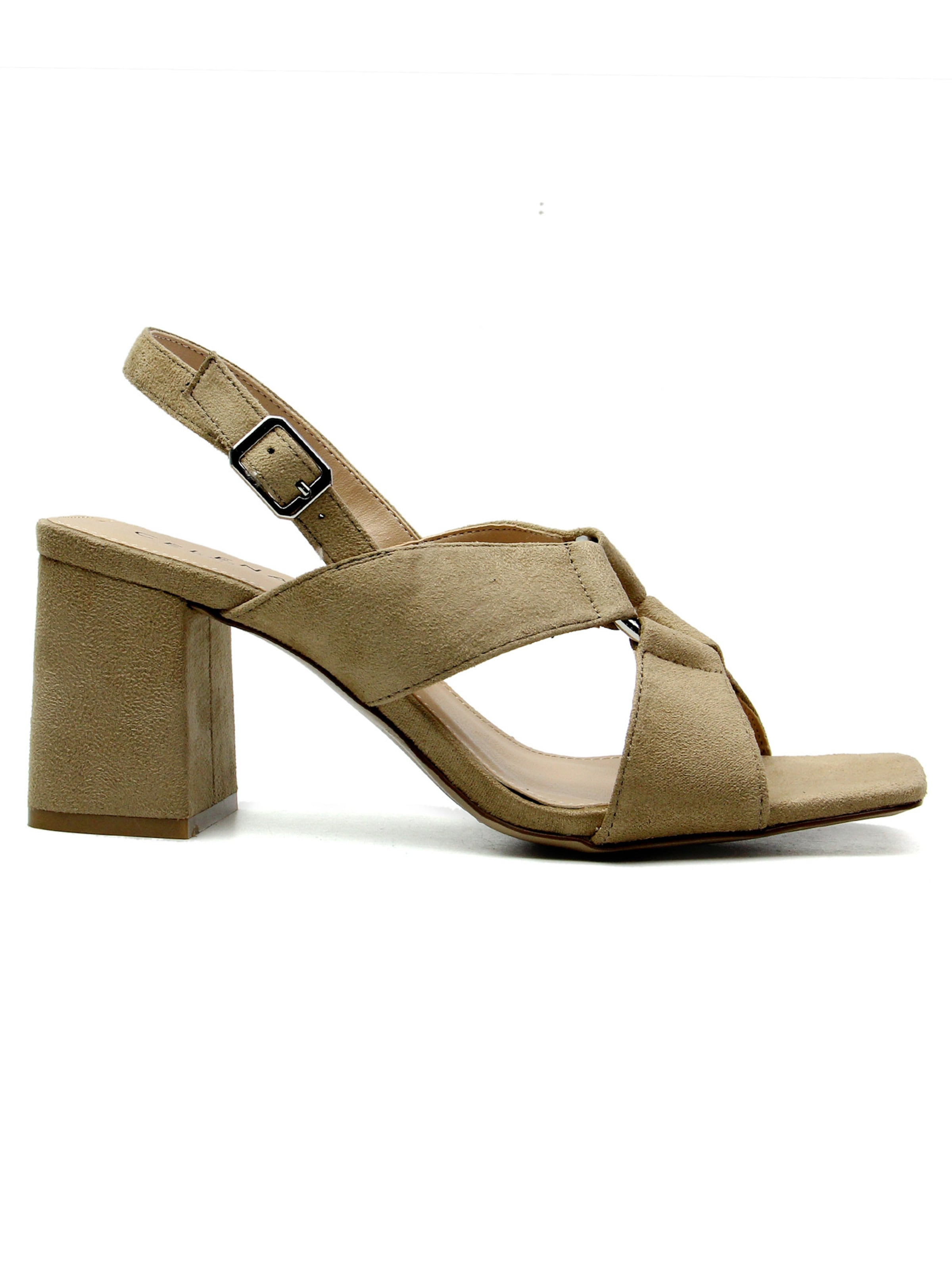 Celena - Sandalias con hebilla 'Christel' en marrón