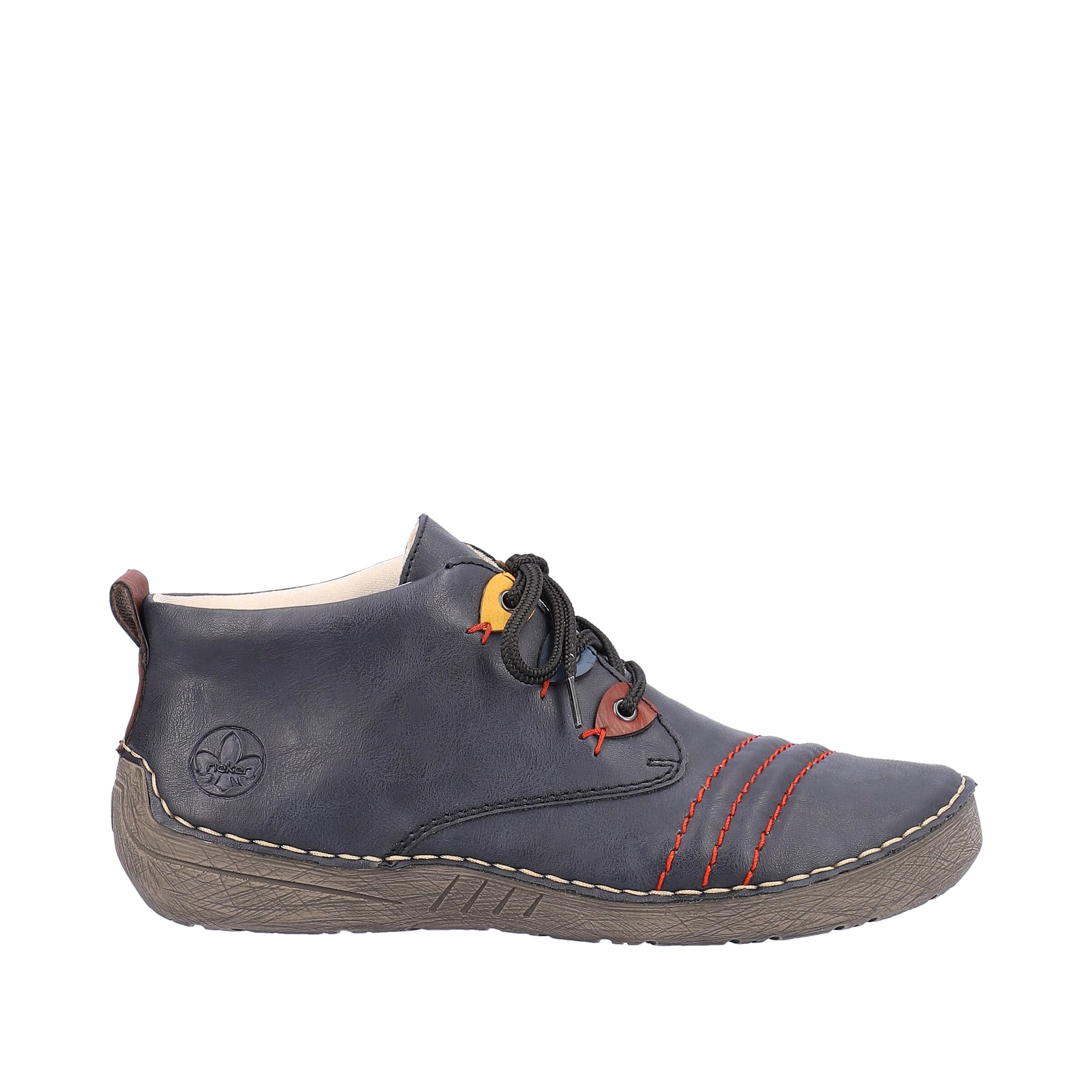 Chaussure à lacets Rieker en bleu