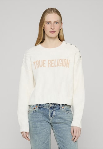 Pullover di True Religion in bianco: frontale