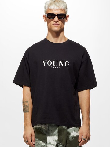 Young Poets Shirt 'Ricko' in Black: front