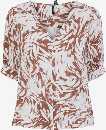 VERO MODA Bluse 'Ani Bea' in Braun: predná strana