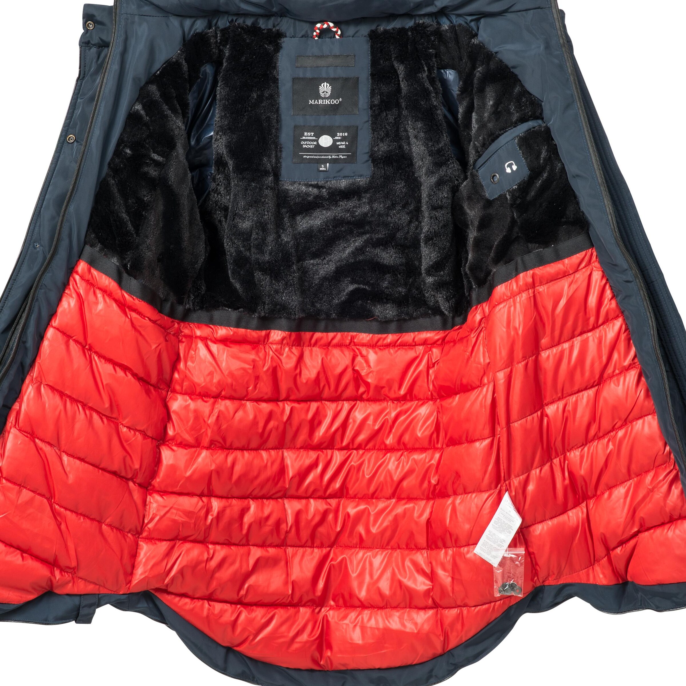 MARIKOO Talvemantel 'Moonshine', värv sinine