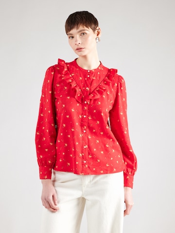 LEVI'S ® Блузка 'Carinna Blouse' в Красный: спереди