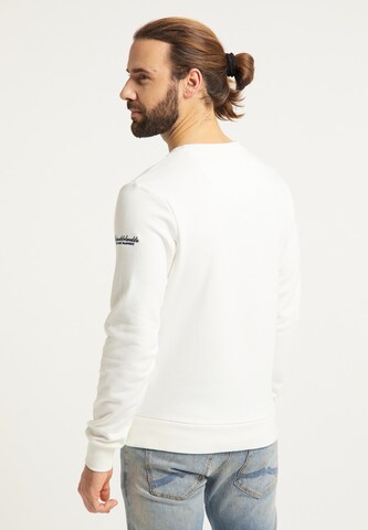 Schmuddelwedda Sweatshirt i hvid