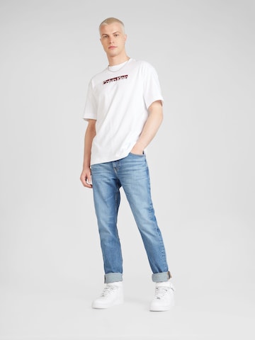 T-Shirt 'NEW YORK' Calvin Klein en blanc
