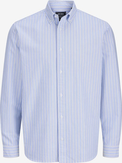 JACK & JONES Chemise en L en bleu clair / blanc, Vue avec produit