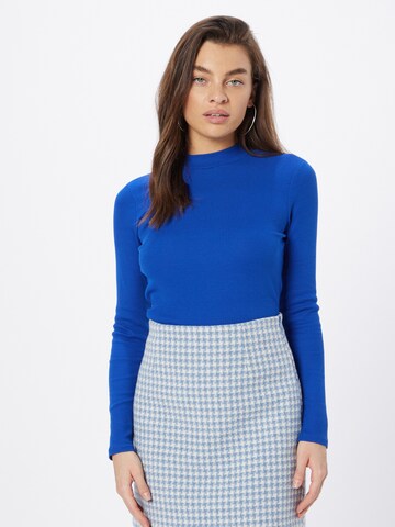 Monki Shirt in Blau: Vorderseite