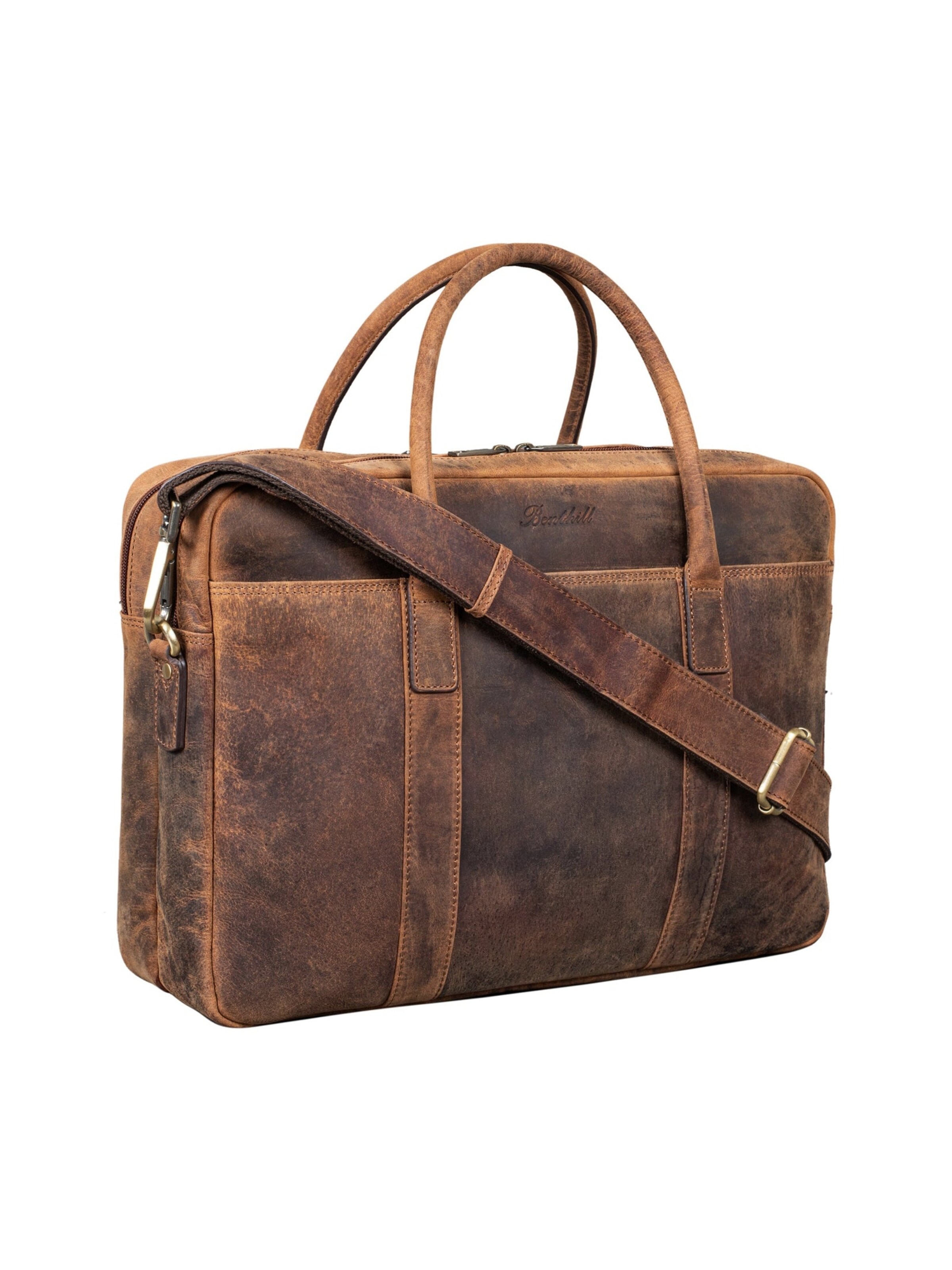 Benthill Laptop Bag in Brown