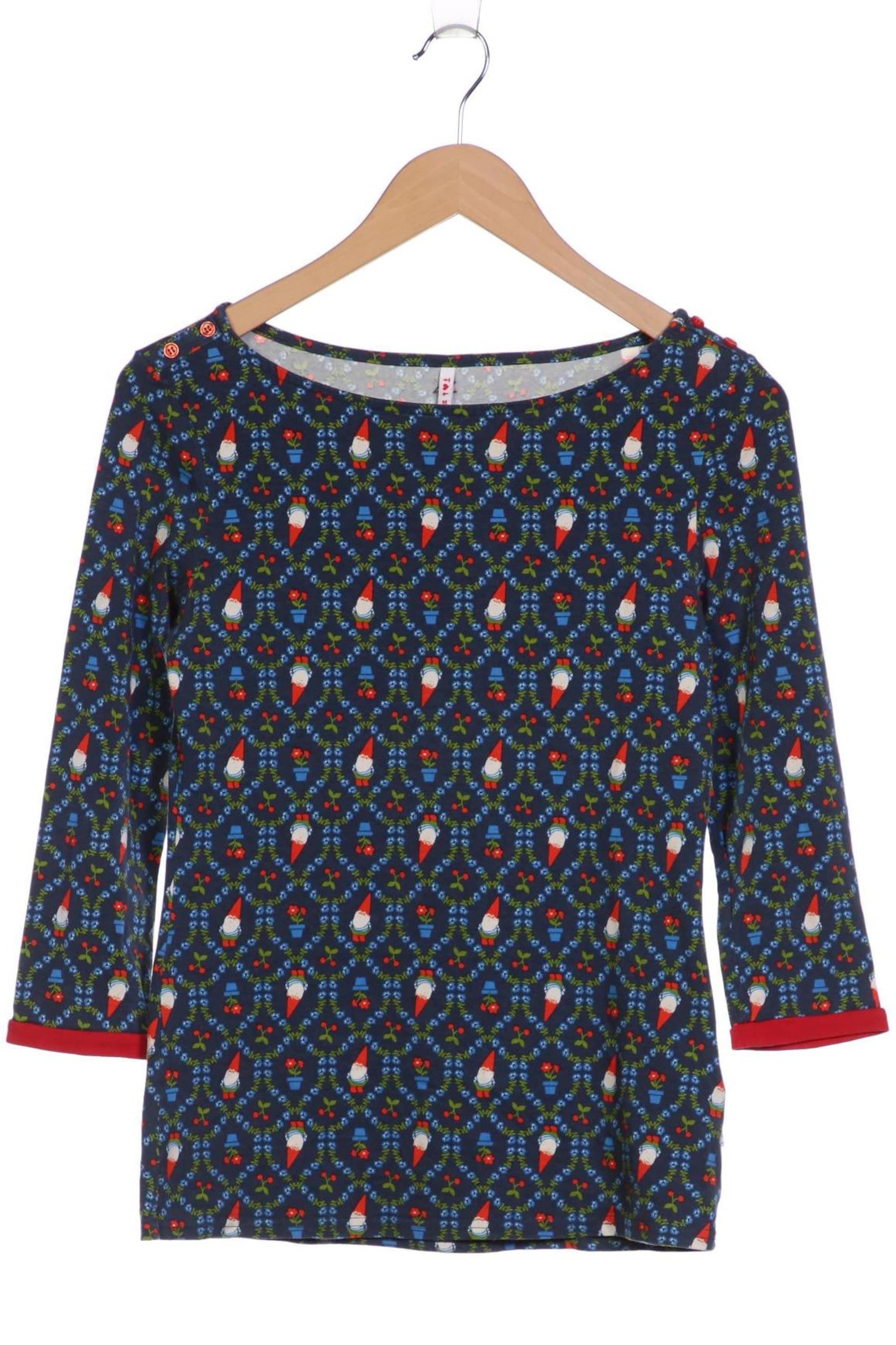 Blutsgeschwister Langarmshirt M in Blau: Vorderseite