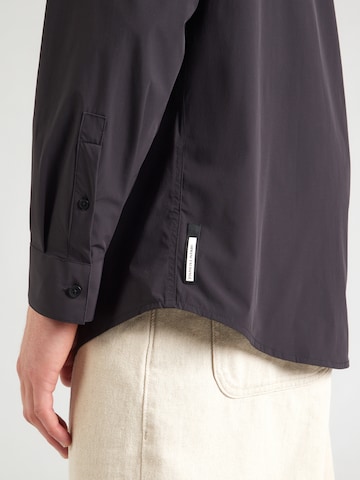 ARMANI EXCHANGE Regular Fit Hemd in Schwarz