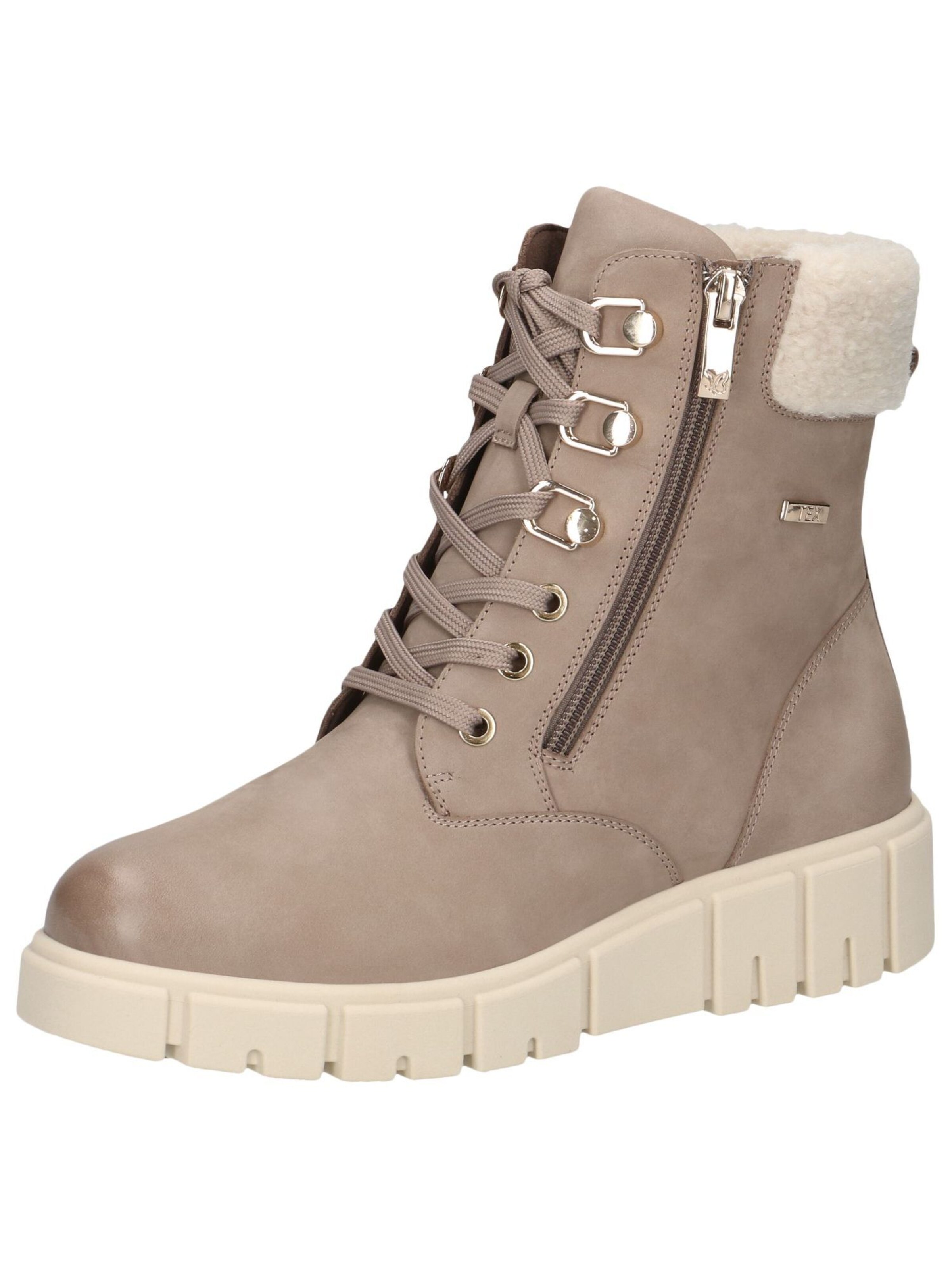 CAPRICE Schnürstiefelette in Braun: Vorderseite