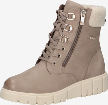 CAPRICE Schnürstiefelette in Braun: Vorderseite