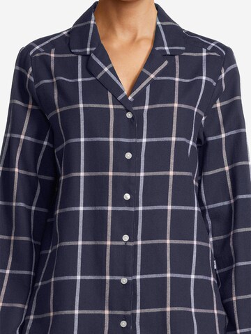 SEIDENSTICKER Pajama 'Classic Flanell' in Blue