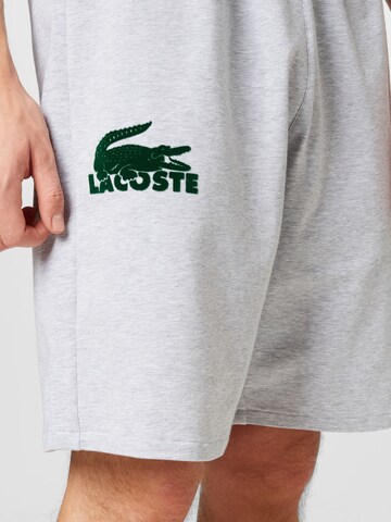 LACOSTE - Regular Calças em cinzento