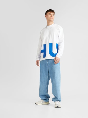 HUGO Blue Shirt 'Nallison' in Weiß