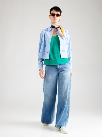 PIECES Top 'PCTIFFANY' in Green