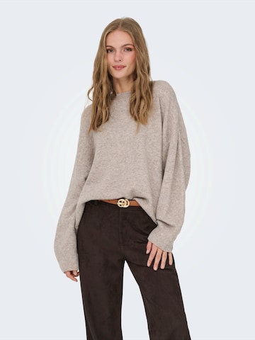 JDY Свитер в Коричневый: спереди