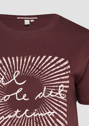 T-shirt QS en rouge