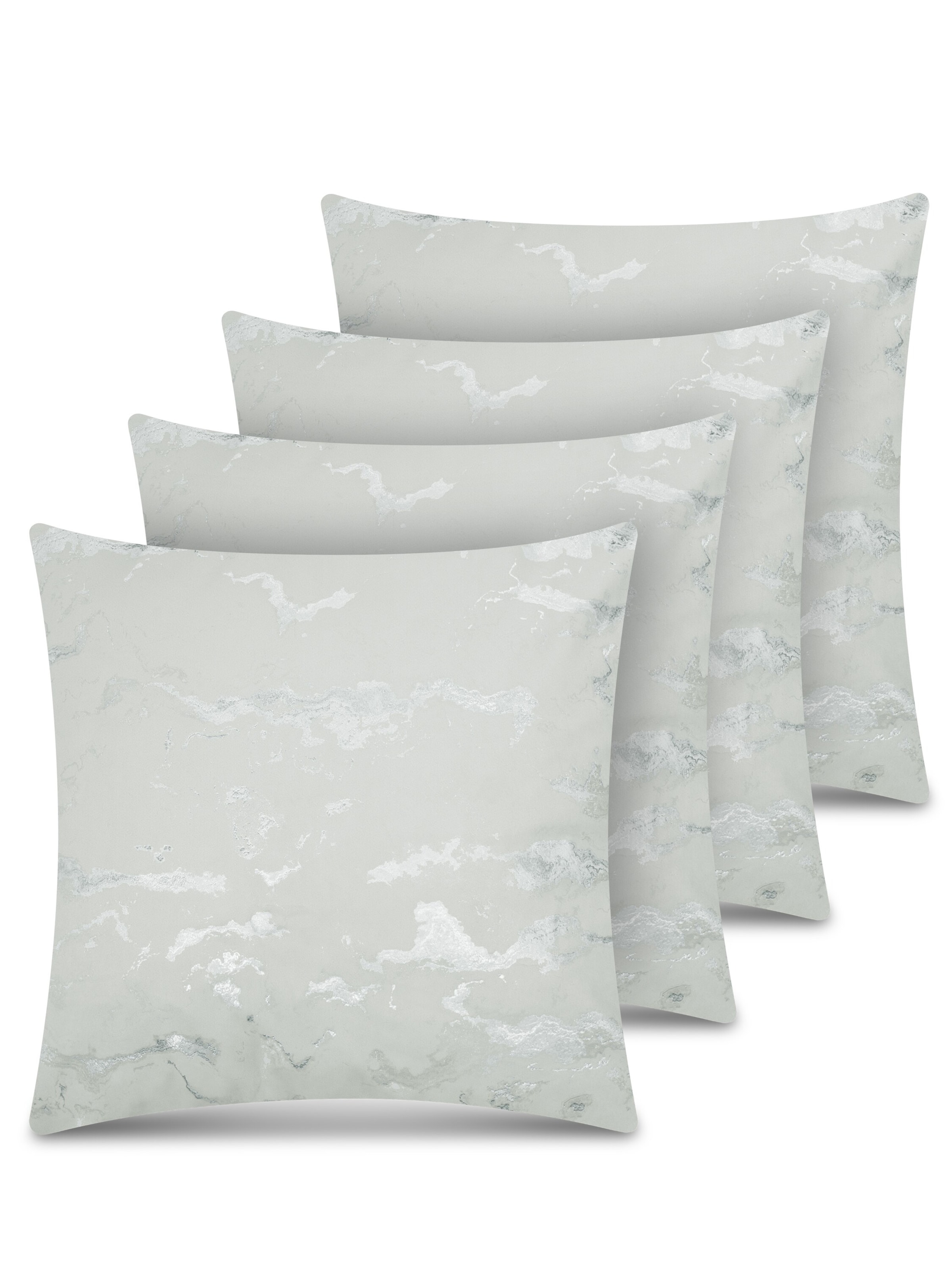 Aspero Pillow ' Carrara ' in Green: front