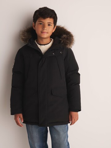 Superdry & Co Winterjacke in Schwarz: Vorderseite