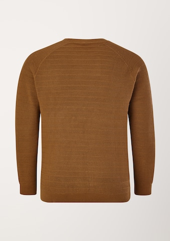 s.Oliver Men Big Sizes Sweater in Brown