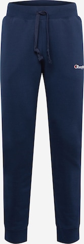 Champion Authentic Athletic Apparel Tapered Broek in Blauw: voorkant