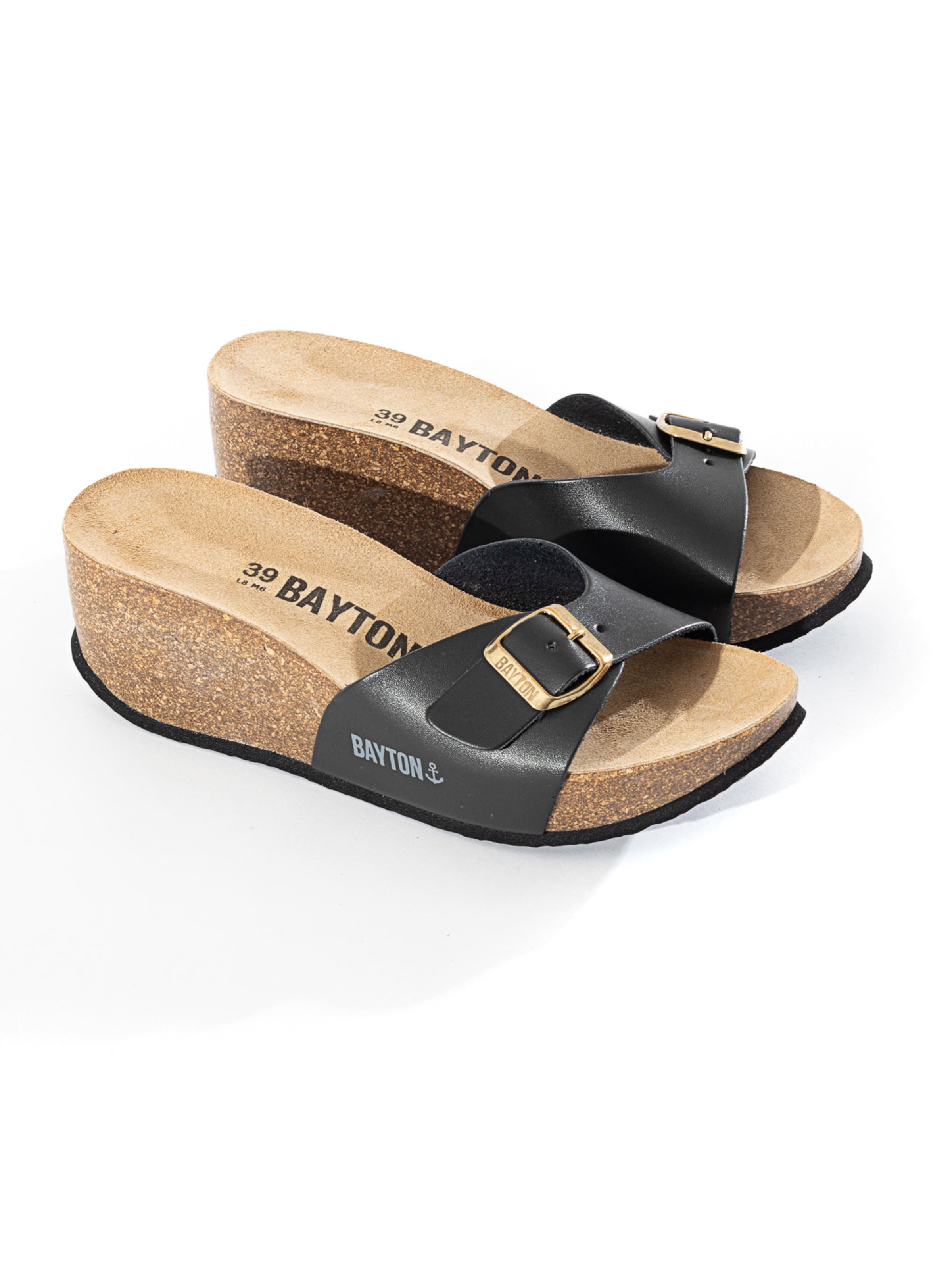 Bayton Klapki 'Luna' w kolorze czarny