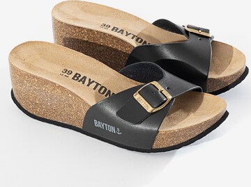 Bayton Pantolette 'Luna' i svart