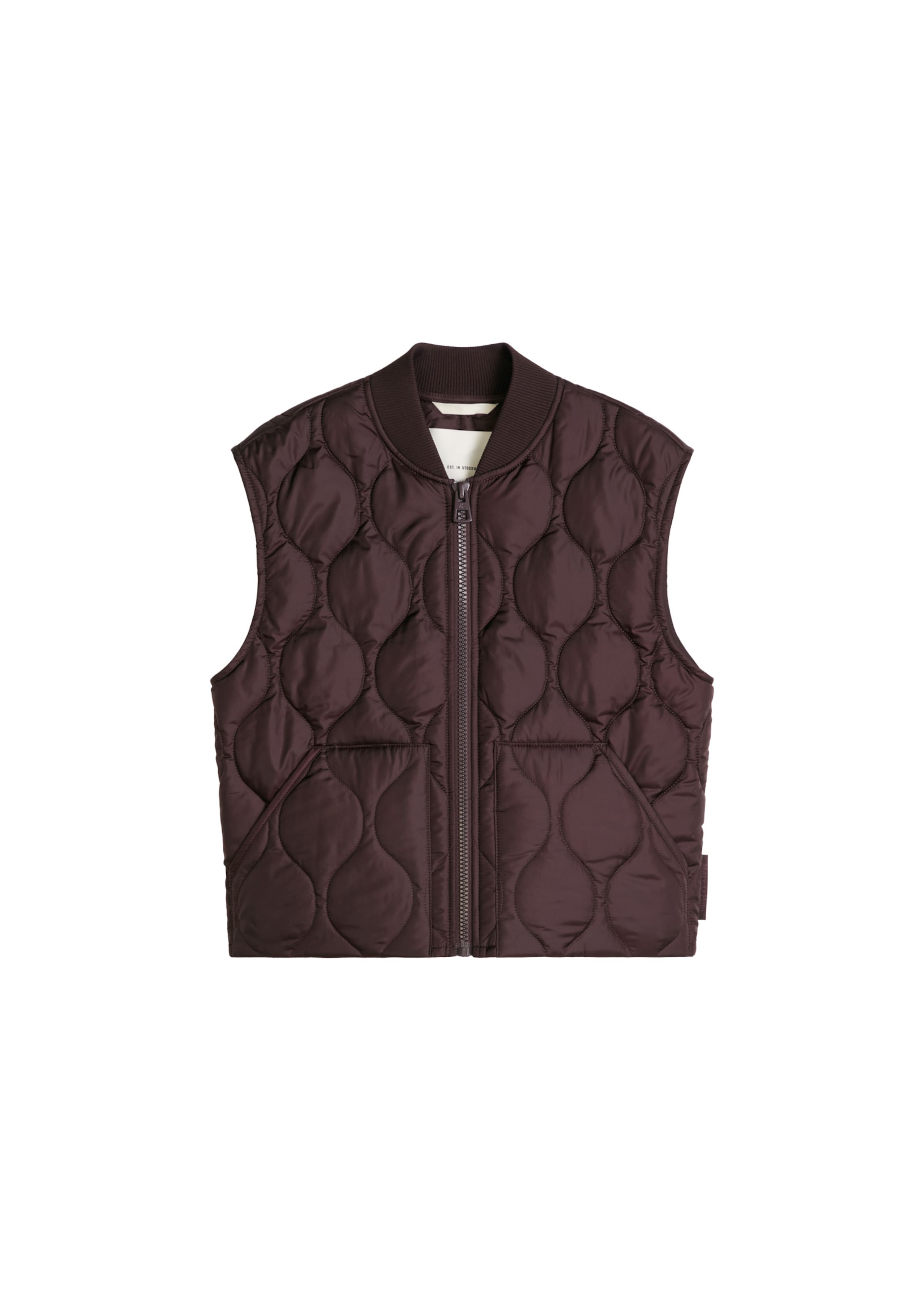 Gilet 'MOP x Function' Marc O'Polo en rouge : devant