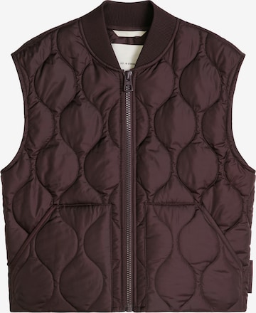 Gilet 'MOP x Function' Marc O'Polo en rouge : devant