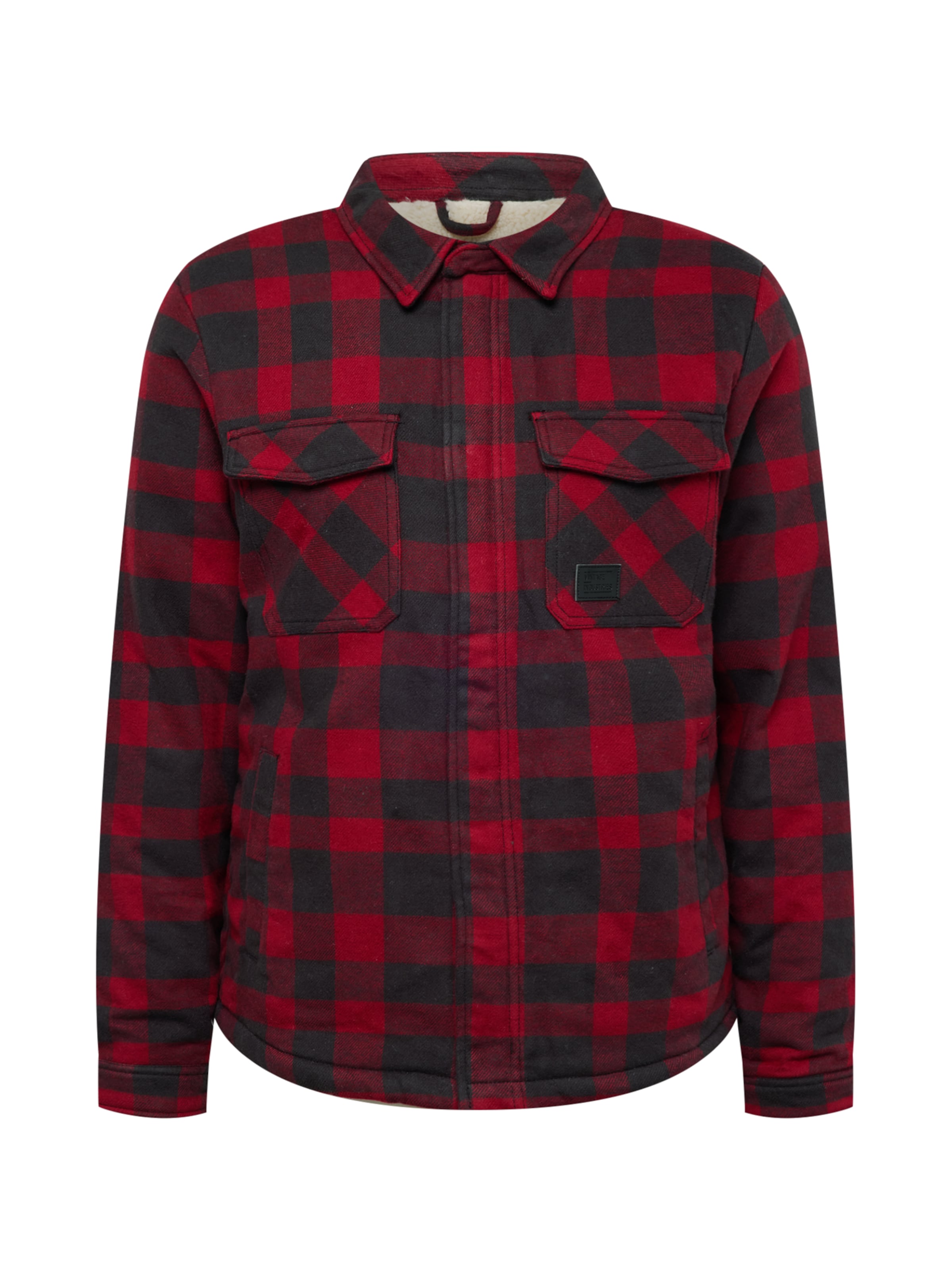 Vintage Industries Φθινοπωρινό και ανοιξιάτικο μπουφάν 'Craft' σε κόκκινο: μπροστά