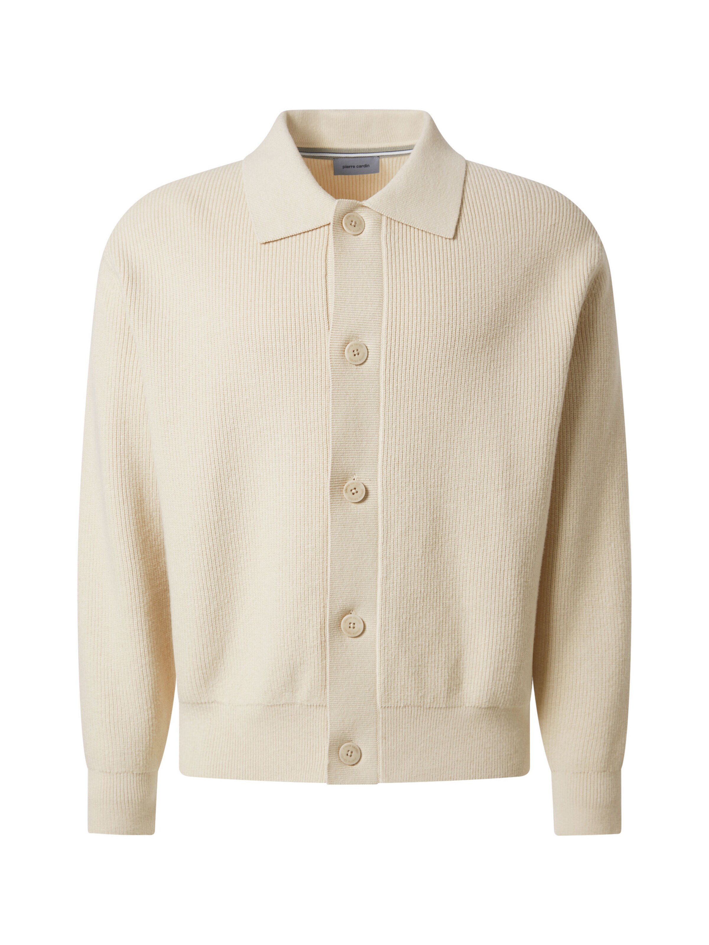 Vestes en maille PIERRE CARDIN en blanc : devant