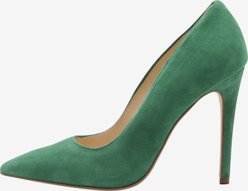 faina Pumps in Green: front