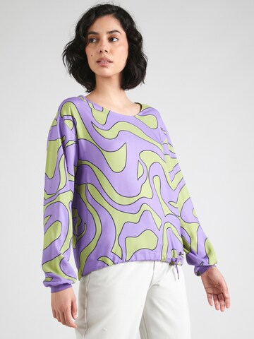 Key Largo Blouse 'WB CHANGE' in Purple: front