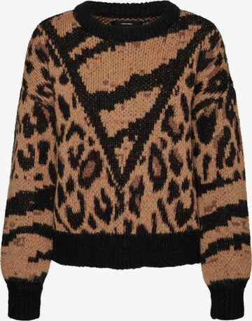 VERO MODA Sweater in Brown: front