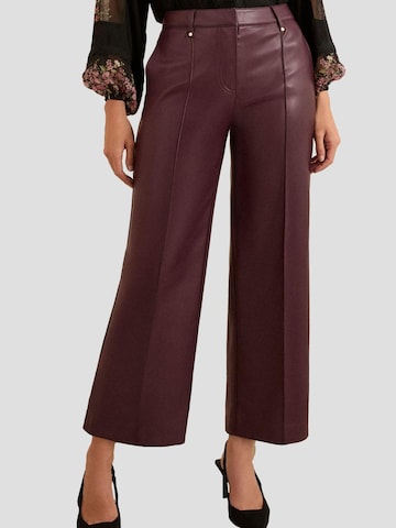 raudona love & roses Plačios klešnės Kelnės: priekis