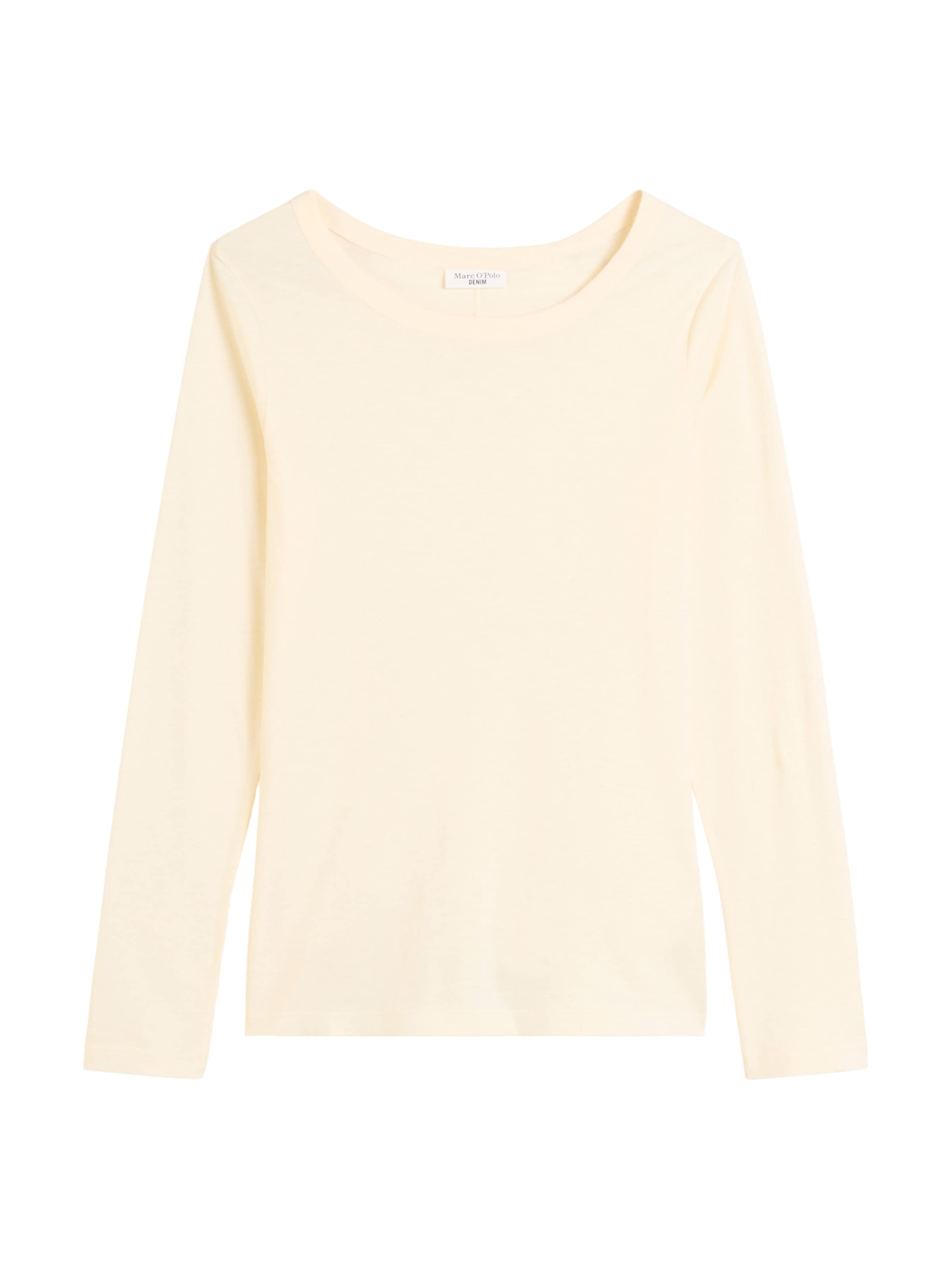 Tricou de la Marc O'Polo DENIM pe alb: față