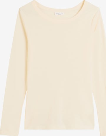 Tricou de la Marc O'Polo DENIM pe alb: față