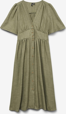 Abito camicia 'MELANEY' di VERO MODA in verde: frontale