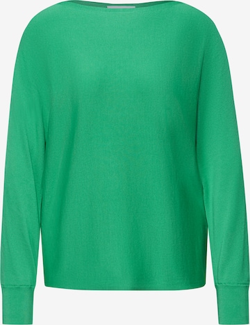STREET ONE Pullover 'Dolman' in Grün: Vorderseite