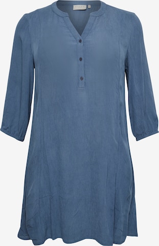 Robe 'Louisa' KAFFE CURVE en bleu : devant