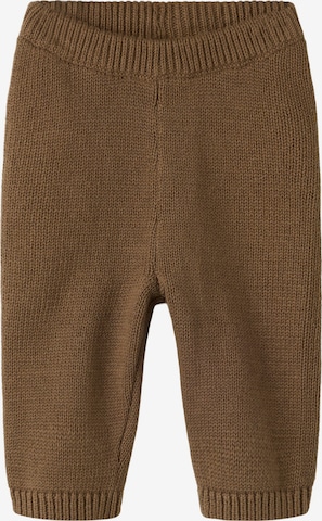 Effilé Pantalon NAME IT en marron : devant