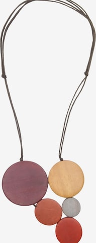 COLLEZIONE ALESSANDRO Necklace 'Amba' in Red: front